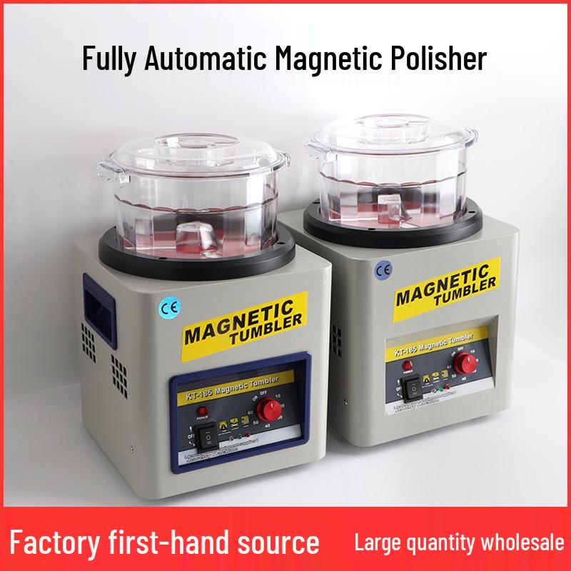 KT-185 Magnetic Polisher: Rust Removal Grinder for Gold, Silver, and Metal Jewelry