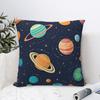 Solar System Space Planets Universe Square Pillowcase Cushion Cover Pillow Case Throw Pillow Cover for Home Sofa Living Room