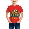 Clothes Funny Terror Pumpkin Graphic T Shirt Boys Girls Halloween Short Sleeve Tops Tees 3-14Y Halloween Gift Party T-Shirtt