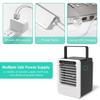 NEW USB Portable Air Conditioner Air Cooler Humidifier Purifier LED Light Personal Space Fan Mini Air Cooling Fan
