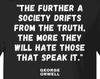 George Orwell British Author Anti Authority Wisdom Quote T Shirt Animal Farm 1984 Writer Quote Shirt Book Lover Gift Teacher Writer Shirt