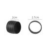 Ready Stocked 1 Pair Road Bike Handlebar Tape Plugs Anti-Skip Rubber Silicone Plug Bicycle End Bar Fixed Ring Waterproof Wear