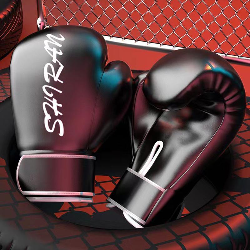 Boxing Gloves Full Finger Training Adult Children Sparring Gloves Fighting Free Men And Women
