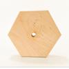 Finger Workout Hexagonal Wooden Forearm Strength Trainer Portable Hangboard For Climbing Fitness Home Exercise Workout Gym