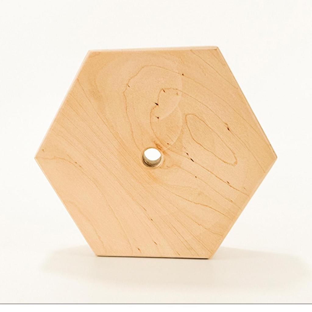 Finger Workout Hexagonal Wooden Forearm Strength Trainer Portable Hangboard For Climbing Fitness Home Exercise Workout Gym