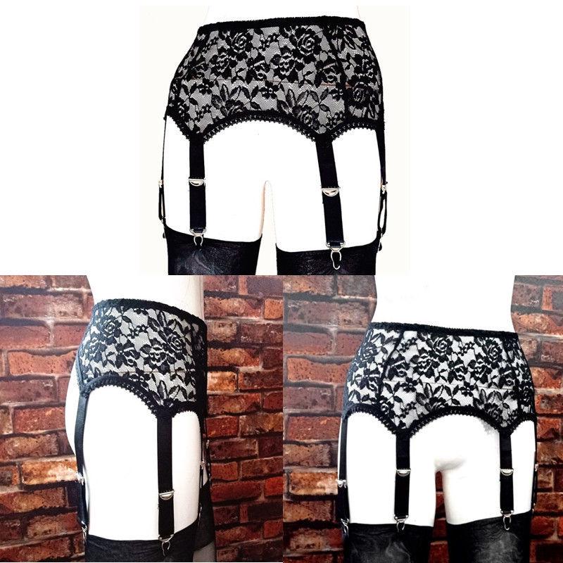 Buy Sexy Lingerie Garter Belt 6 Straps Garter Belt Women Black Lace  Suspender S-2XL at affordable prices  free shipping, real reviews with  photos  Joom