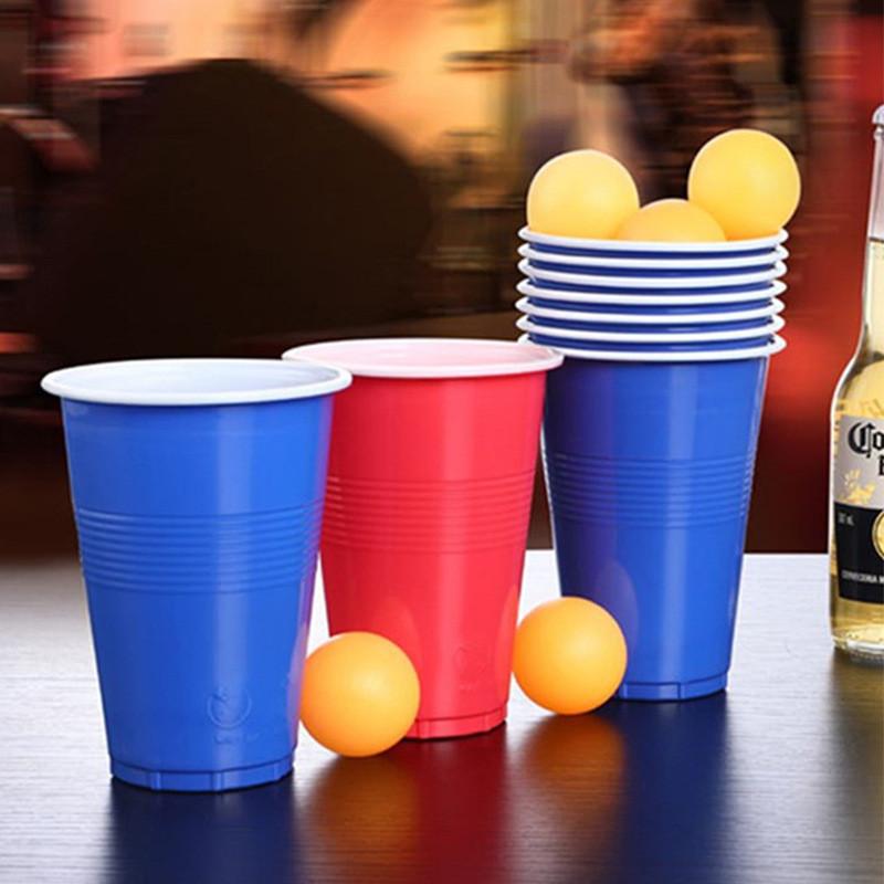Premium Quality 16oz American Beer Ping Pong Party Cups With Durable Design For Fun Games