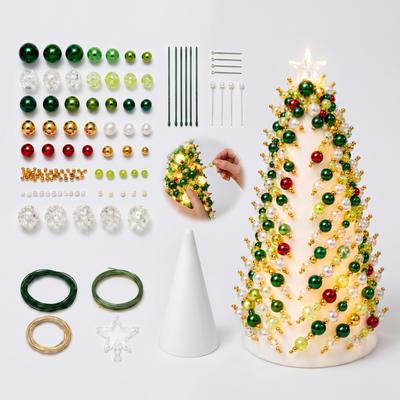 Karácsonyfa Díszítő Készlet Családi DIY Tevékenységgel
