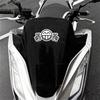 1pc Smiling Face Motorcycle Sticker Waterproof for Motorcycle Fairing Helmet Fuel Tank Car Window Scooter Universal Vinyl Decals