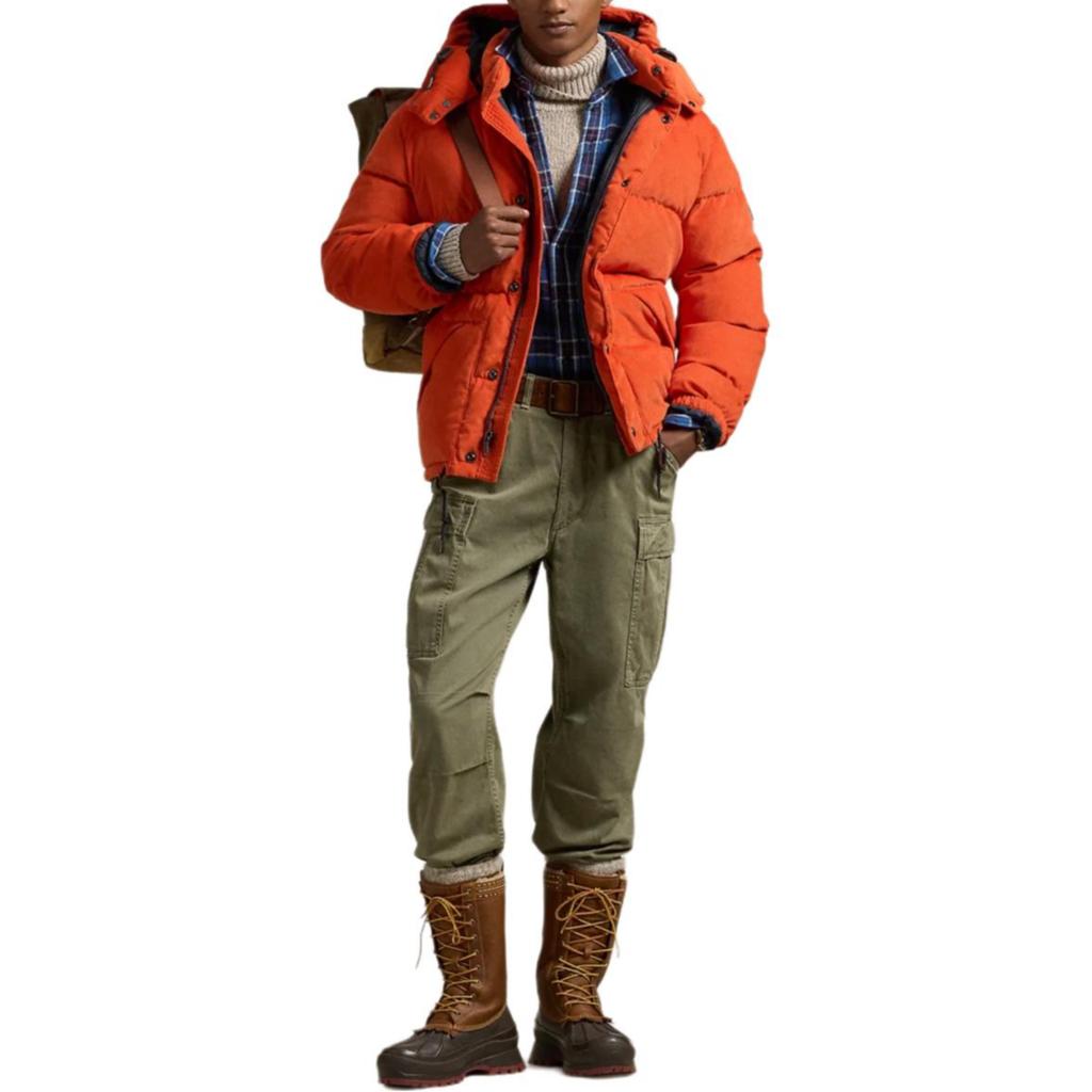 Polo Ralph Lauren Down Jacket Men's Preppy Orange MNPOOTW16021499-