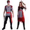 Adult Male and Female Couples Halloween Movie Pirate Party Costumes, Pirate Role-playing Stage Costumes