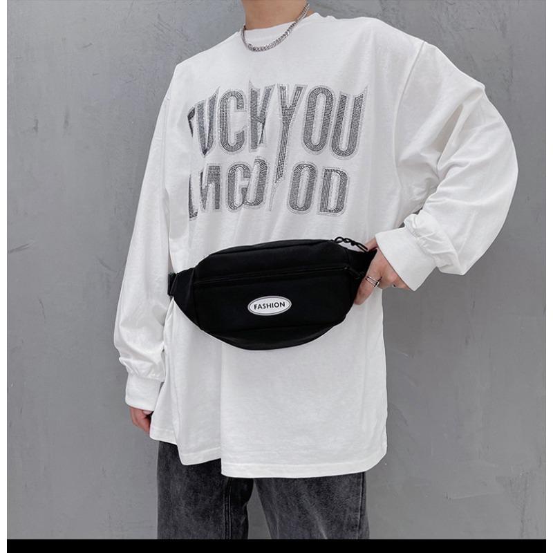 Męska torba na ramię na klatkę piersiową Outdoor Minimalistyczna funkcjonalna torba na ramię Wodoodporna modna męska torba sportowa Mobilna nerka