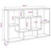 Wall Shelf Sonoma Oak 85 x 16 x 52.5 cm Particleboard