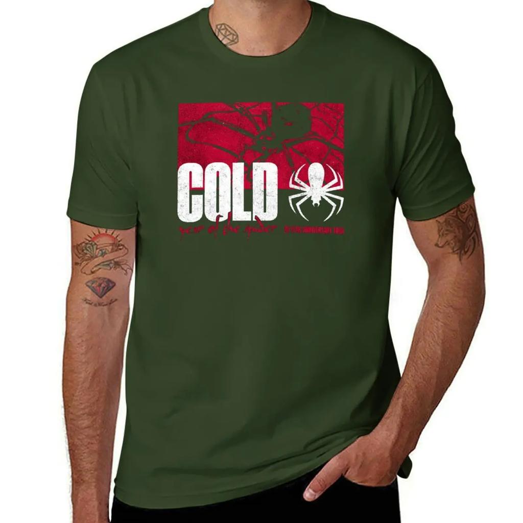 COLD BAND TShirt Boys Whites Customs Tops Funny T Shirts for Men 2025 New Model