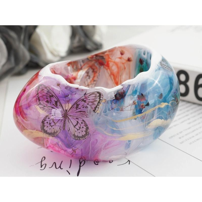 Silicone Candle Holder Moulds Eggs Shaped Silicone Clay Mould Crafts Moulds Silicone Material for DIY Hand-Making Lover