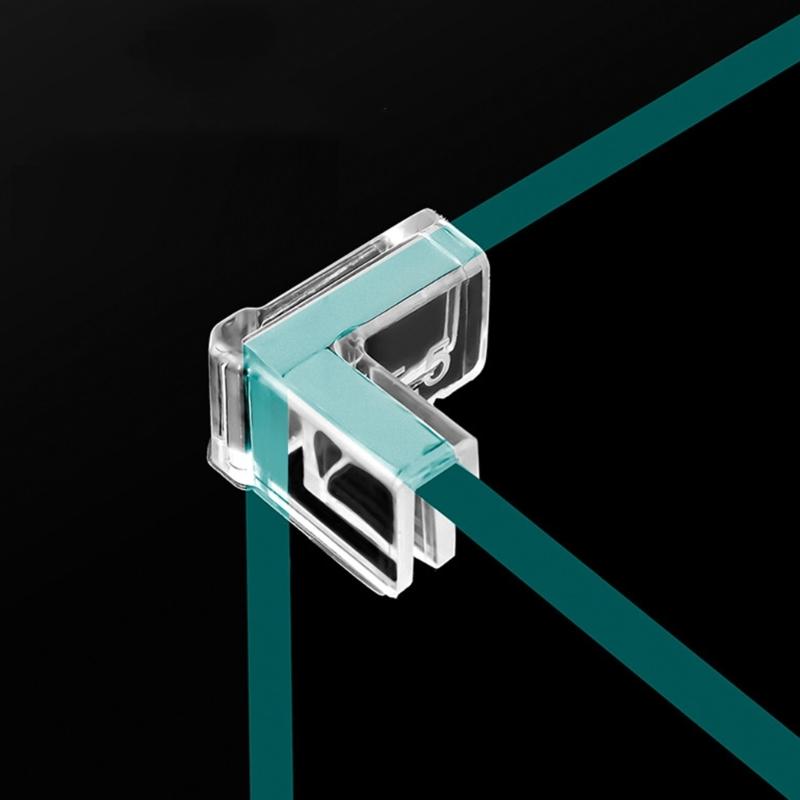 4PCS Fish Tank Aquarium Glass Edges Protector Acrylic Protector Tools for Aquarium Fish Tank Glass Crashproof Tools