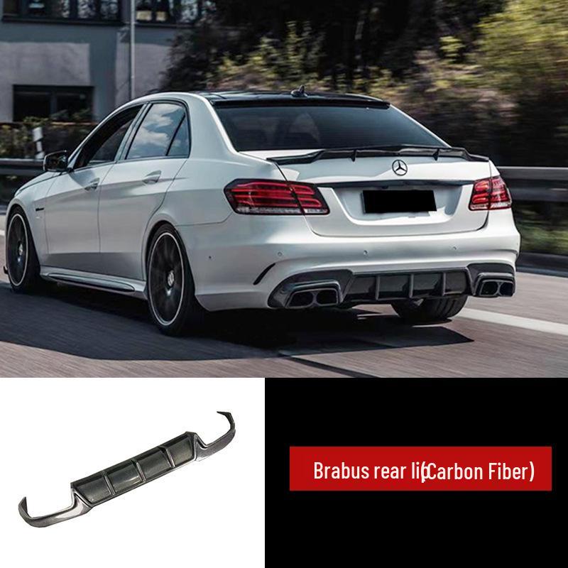 Mercedes-Benz E-Class W212 E63 Carbon Fiber Body Kit: Front & Rear Bumpers, Front Lip, Side Skirts, Rear Lip, Tail Wing, Hood.