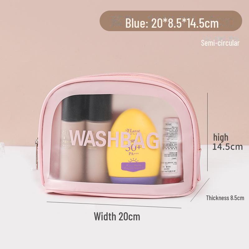 Large Capacity Waterproof PVC Travel Toiletry Bag - Cross-Border Cosmetic & Swim Storage