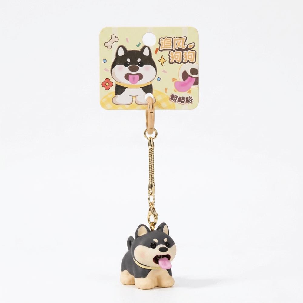 Vivid Detailing Dog Resin Keychain Premium Solid Resin Animal Pendant Decor Car Keys