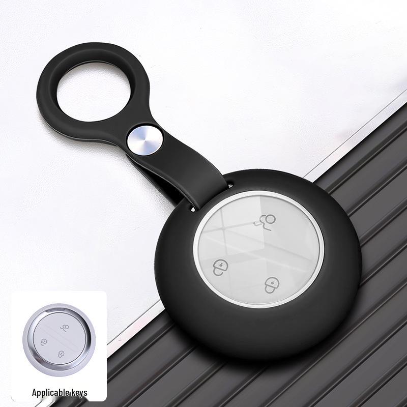 Universal Full-Coverage Scratch-Resistant Silicone Car Key Cover for Men and Women