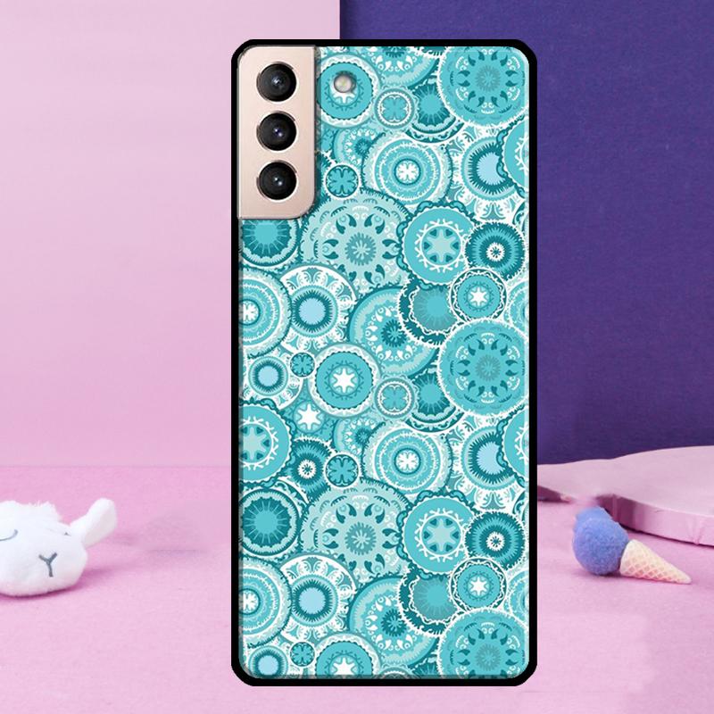 Moroccan Tile Phone Case For Samsung Galaxy S25 Ultra S24 Ultra S9 S10 S20 S21 S22 Plus S23 S24 FE Cover