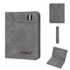 Men's Retro Thin Leather Bi-fold Wallet - Simple Card Holder with Soft High-End Feel