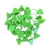 10pcs Green PP Double Head Plastic Clips 4/5/6/7mm Greenhouse Film Fasteners for Hoops Garden Tunnels Poly Tunnels