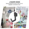 24 Pcs Pegboard Tool Holders Hook Craft Room Organizers and Storage Coat Hanger Hooks for Pegboards