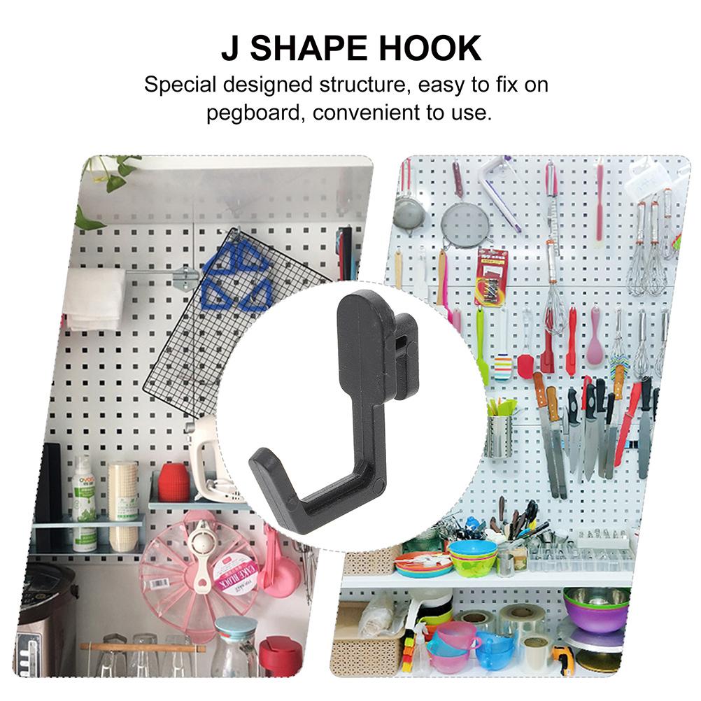 24 Pcs Pegboard Tool Holders Hook Craft Room Organizers and Storage Coat Hanger Hooks for Pegboards