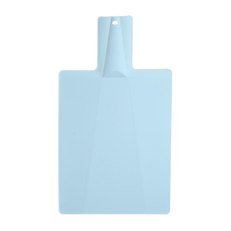 Portable Double-Sided Plastic Cutting Board - Multi-purpose Foldable Chopping and Draining Board for Kitchen or Restaurant.