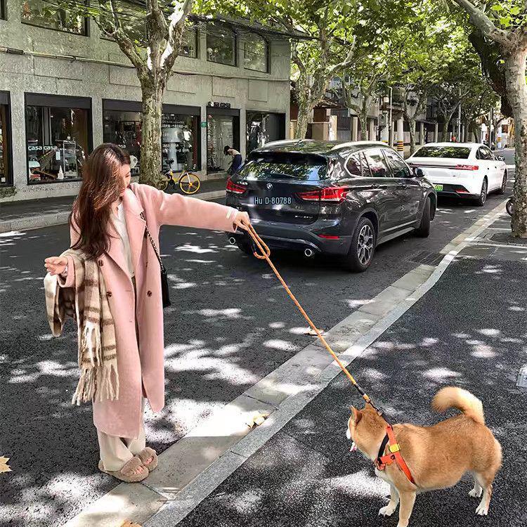 Women's Korean Style Double-Sided Wool Coat - Fashionable, Loose, Slimming, Versatile, Mid-Length, Lazy Style