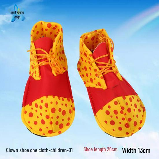 Halloween Clown Costume Kit: Nose, Shoes, Mask, Face Paint, Wig, Hat