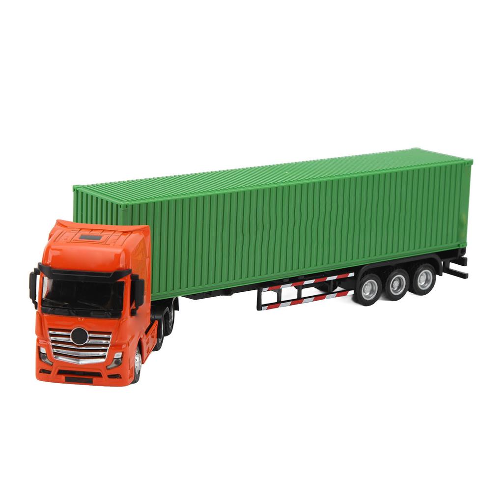 1:50 Scale Container Truck Stimulation Detachable   Hauler Tractor Trailer for Indoor