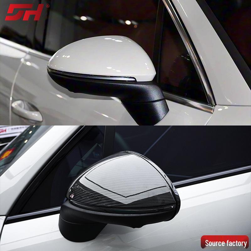 

Carbon Fiber Side Mirror Covers for 2018-2025 Porsche Cayenne, Easy Install