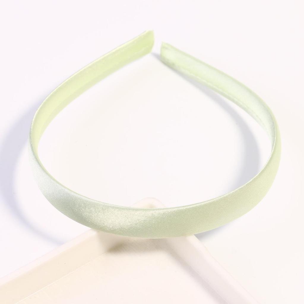 1.5CM Candy Color Satin-Fabric Wrapped Plastic Headband - DIY Hair Accessory