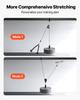 Pulley System, 1 PC LAT and Lift Pulley System, Gym Rack Pulleys Attachment with two Steel Cables, Short Bar, Dual Grip Handles, Cable Machine for