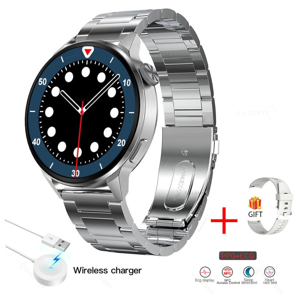 Nfc Smart Hodinky Ženy Bluetooth Hovor Gps Sledovanie Pohybu Hodiny Srdcová Frekvencia Ekg Krvný Tlak Muži Smartwatch Pre Android Ios