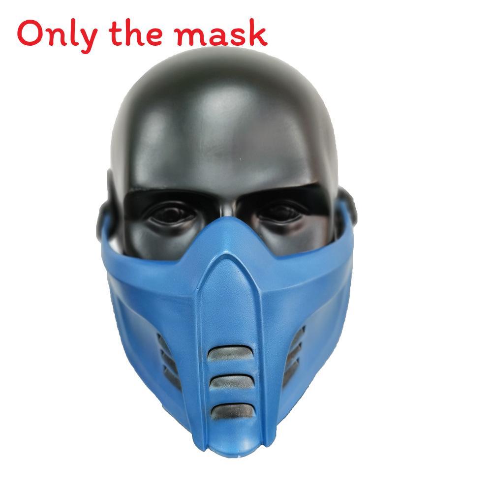 Mortal Kombat Scorpion Latex Half Face Mask For Halloween Costume And Cosplay