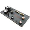 Qianxing Natural Wood Grain Stone Automatic Tea Tray & Tea Set