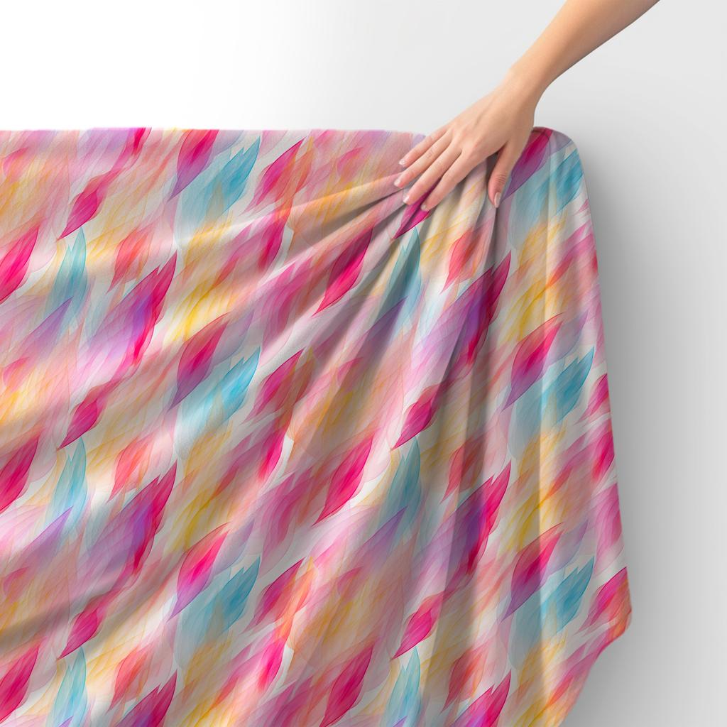 Royal Samt Stoff Polyester Zum Nähen - Motiv Abstraktion - Rdx2191
