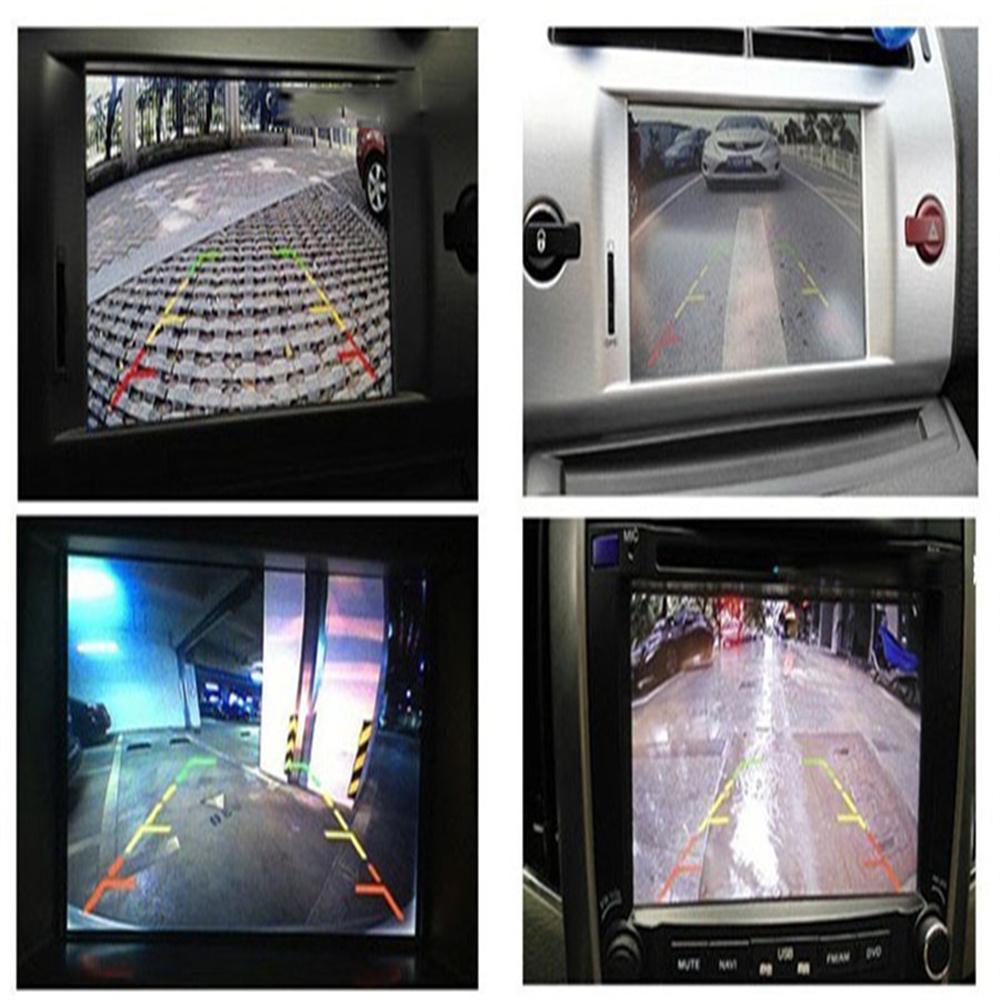 170° HD bil framifrån Backup Parkeringshjälp Backkamerasats Silver