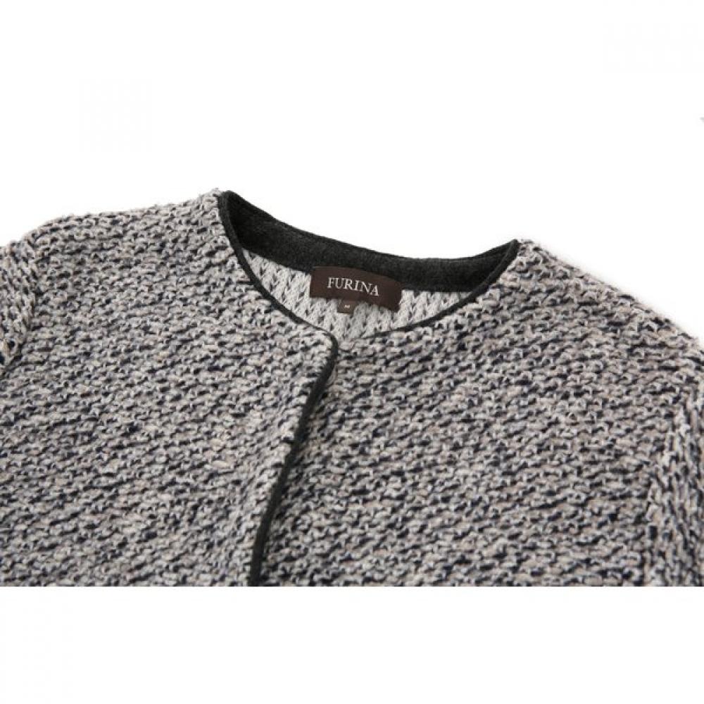 Hurina Cashmere Fine Wool Knit Coat Botero