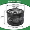 49065-0721 Oil Filter 49065-7007 for Kawasaki FR691V FR730V FR651V FR600V FX600V FX730V FS691V FS651V FR651V Engines, 2 Pack