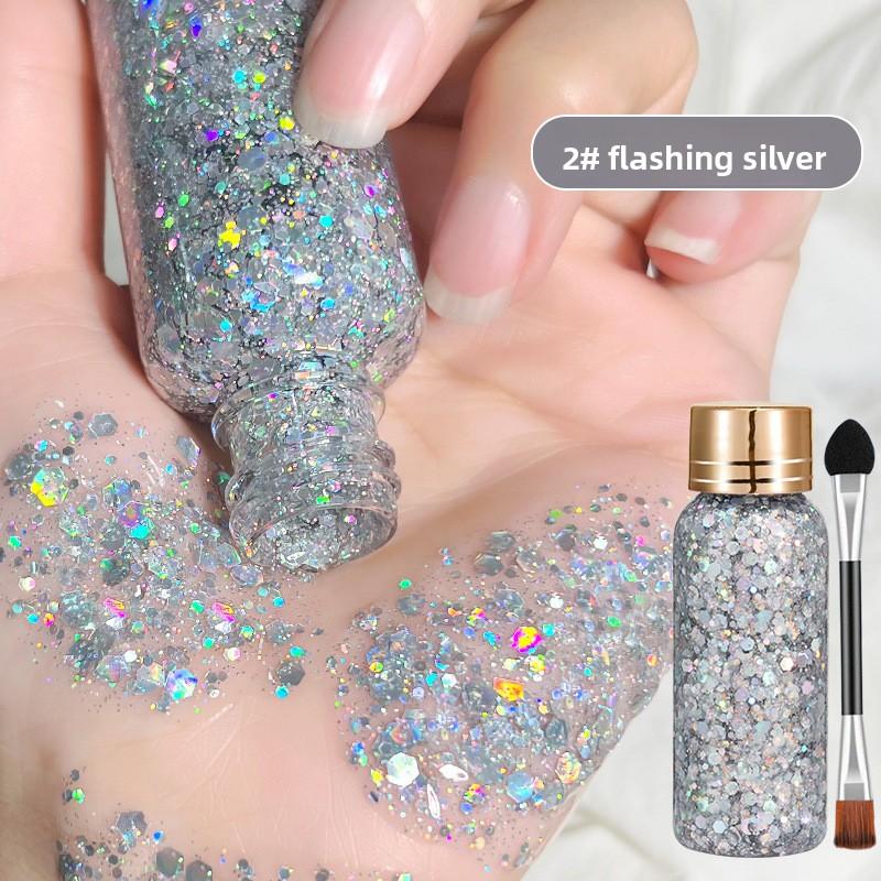 Face Hair Body Glitter Sequins Eyeshadow Colorful Children's Stage Show Makeup Sequins