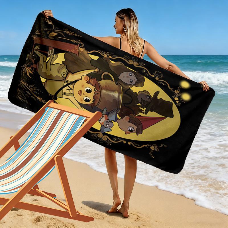 Garden Wall Print 2D Flat Print Beach Towel, Large Soft Quick Dry Towel for Beach Camping SwimmingXSTJ0915277