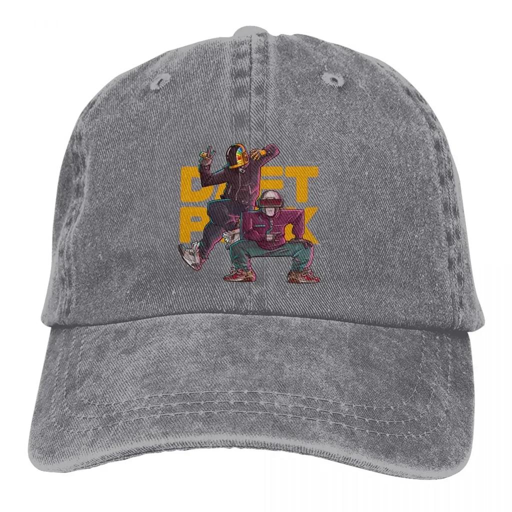 Tribute Czapka Baseballowa Essential Męska Kapelusze Kowbojskie Damskie Ochrona Daszkiem Snapback Daft Punk Zespół Muzyki Elektronicznej Czapki