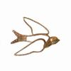 Mirror Wall Hanging Swallow Golden Bird Background Wall Decoration Simulated Animal Pendant Room Decoration Accessories