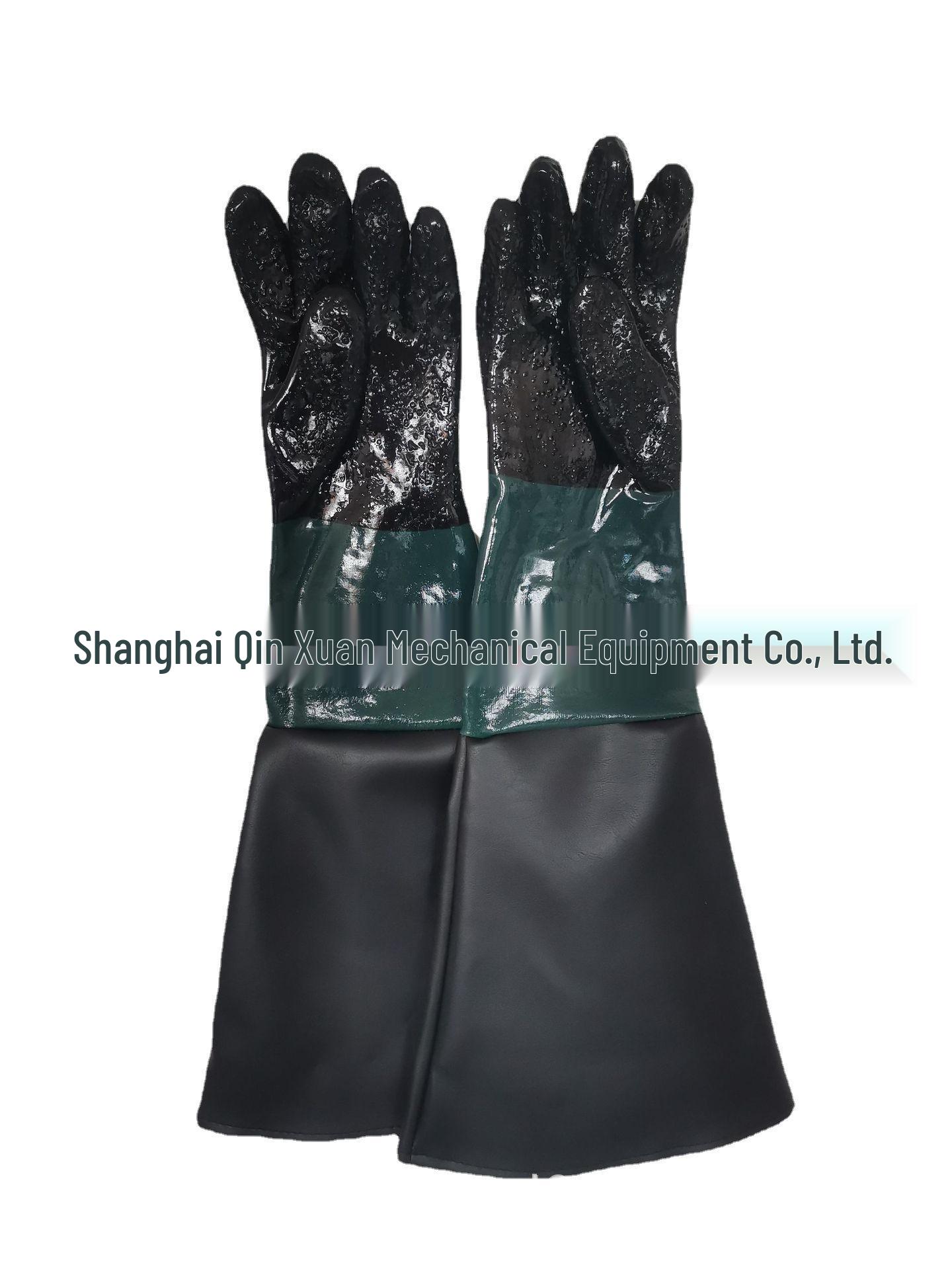 

Industrial Sandblasting Gloves: Lengthened, Thickened, Wear-Resistant Latex with Smooth Surface for Labor Protection