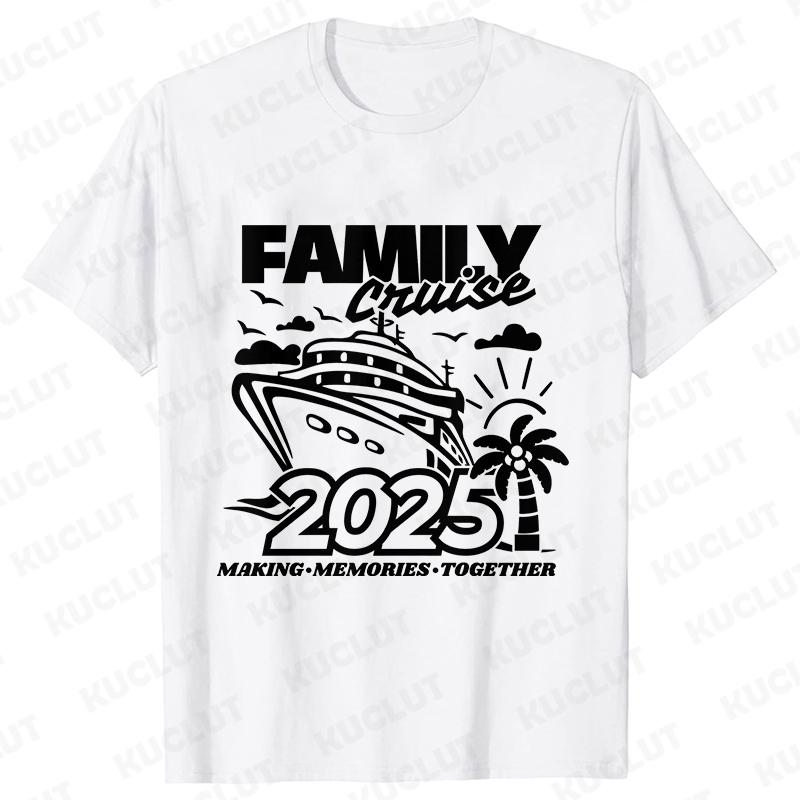 Family Cruise 2025 Tshirts Family Making Memories Together Tshirts Holiday Vacation Trip Shirt Cruise Squad T Shirts Tops