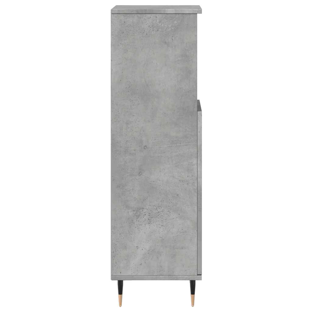 Vidaxl Bathroom Cabinet, Concrete Grey, 30X30X100 Cm